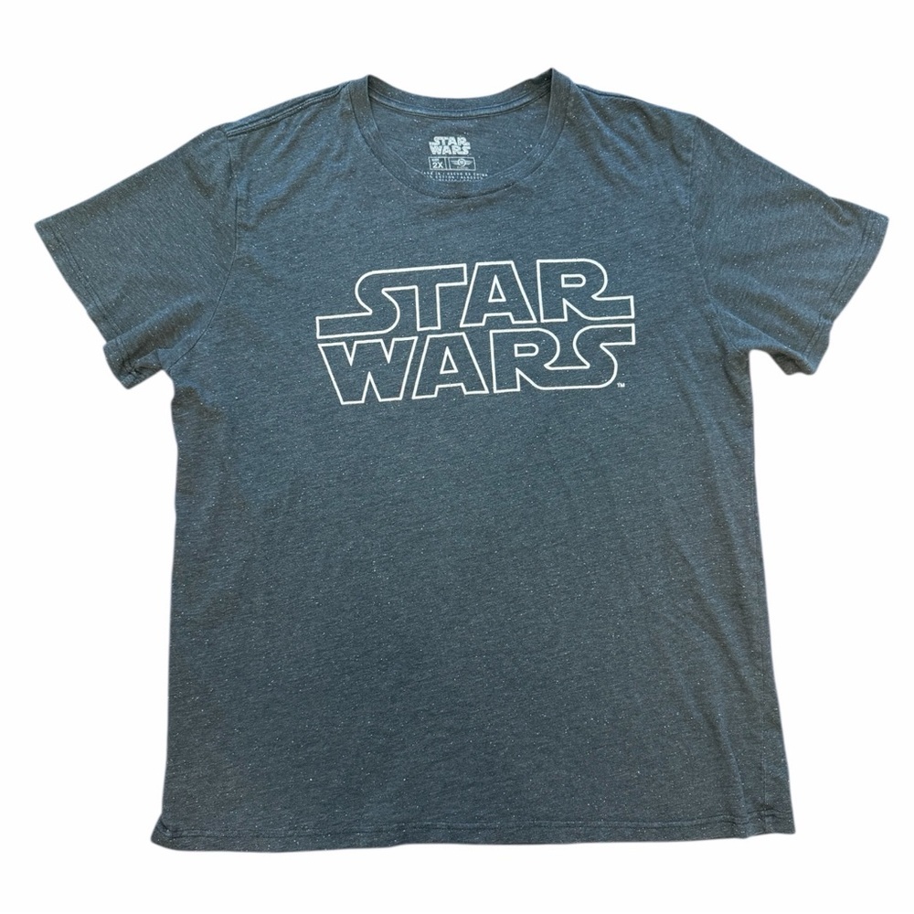 Star Wars Dark Gray Speckled Tee 2X Unisex T-Shirt